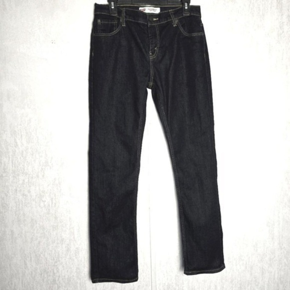 Levis 511 Slim Boys 20 Reg Dark Wash Blue Jeans Stretchy 5 Pockets 30x30 Casual